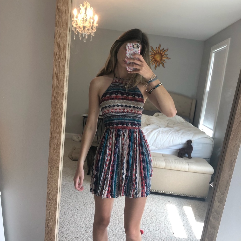 Open back dress